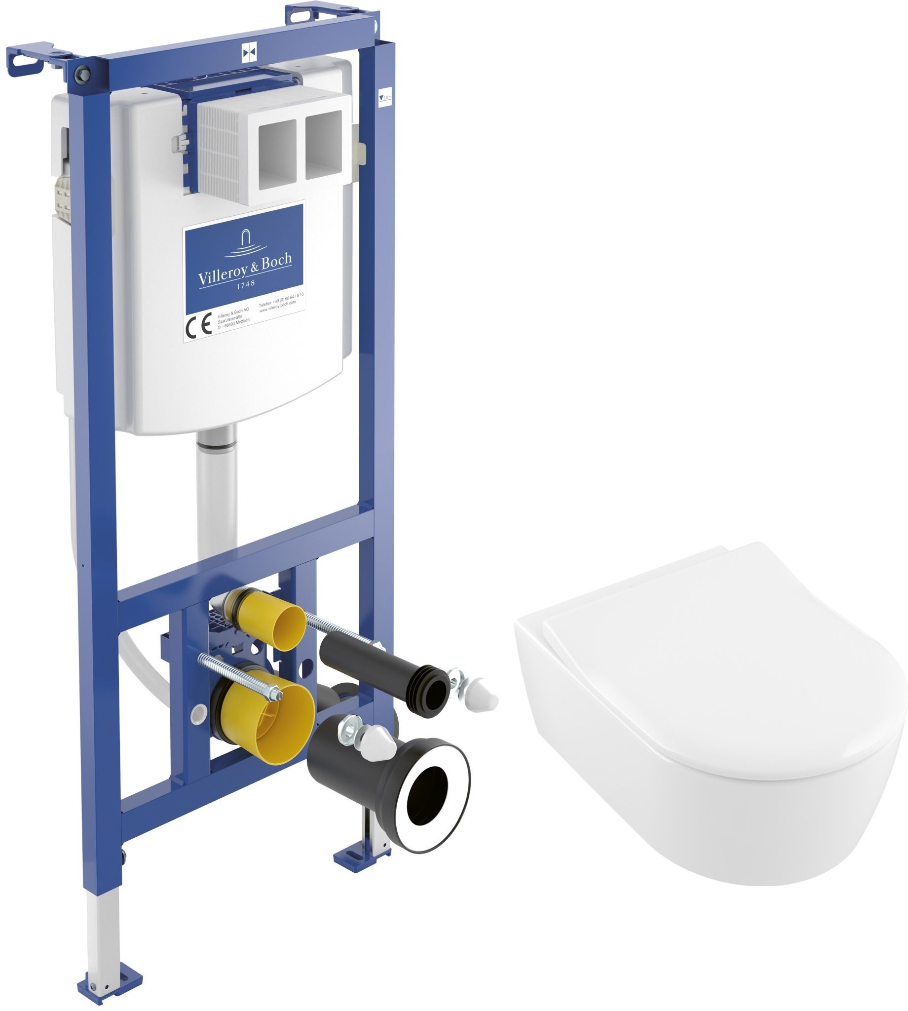 Satz toilettenschüssel Villeroy & Boch Avento 5656R001, toilleten Sitz Villeroy & Boch Avento 9M87S101, 92242700
