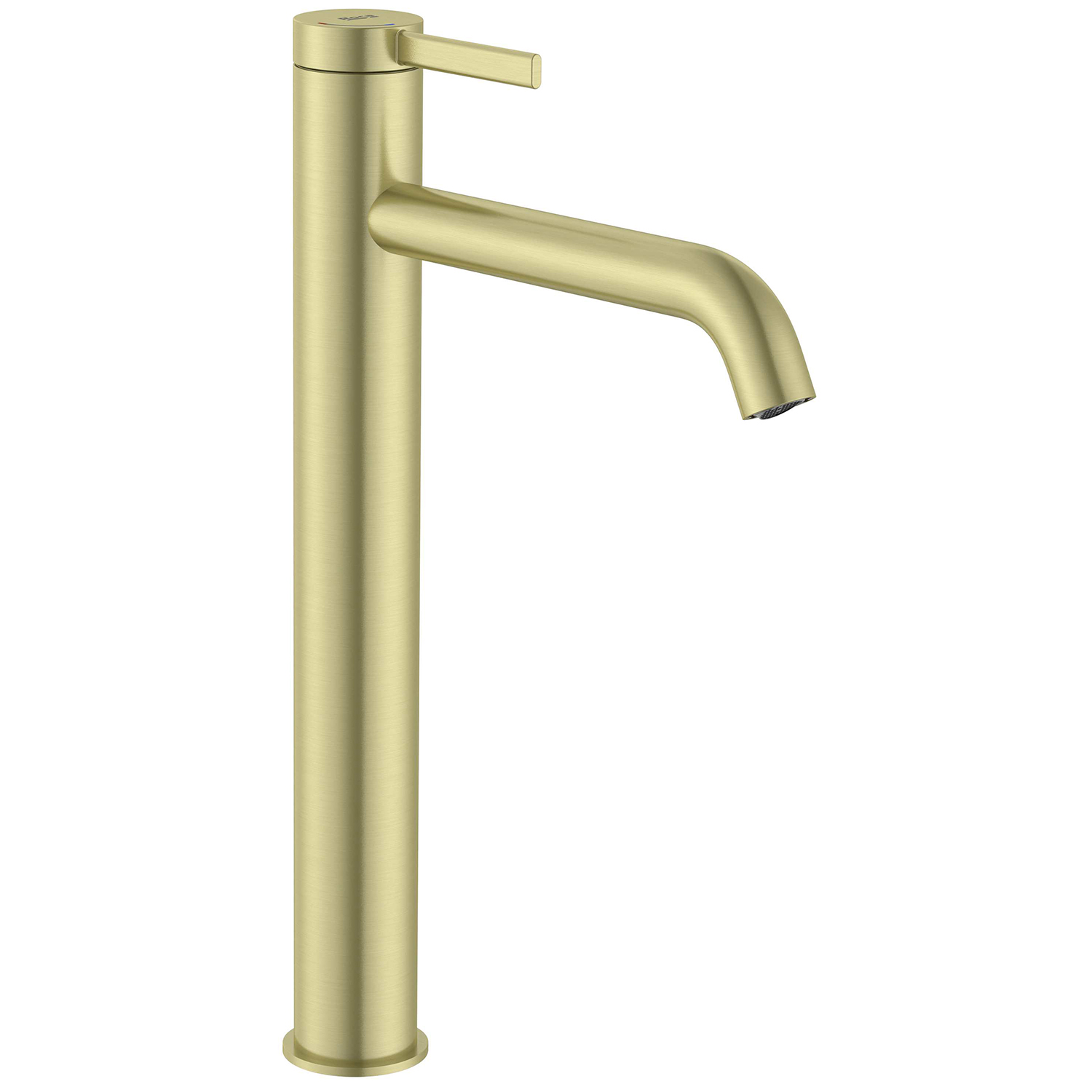 Roca Ona bateria umywalkowa stojąca wysoka Brushed Gold A5A349EVA0