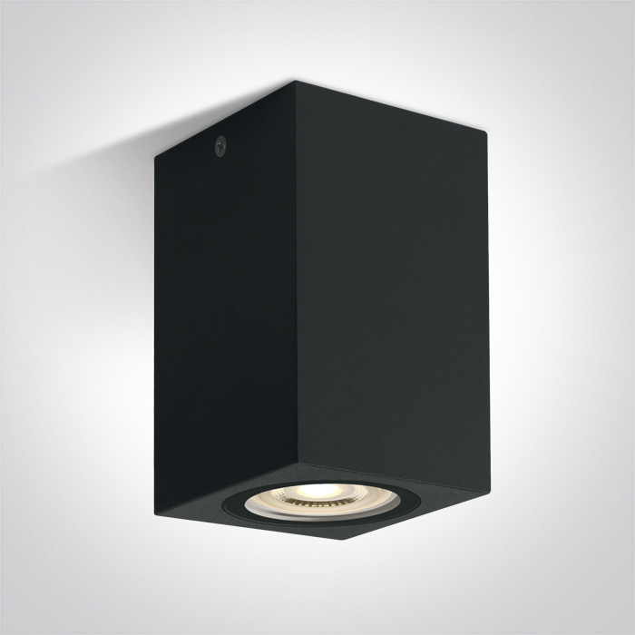One Light Deckenleuchte für den Außenbereich 1x6 W schwarz 67142D/B