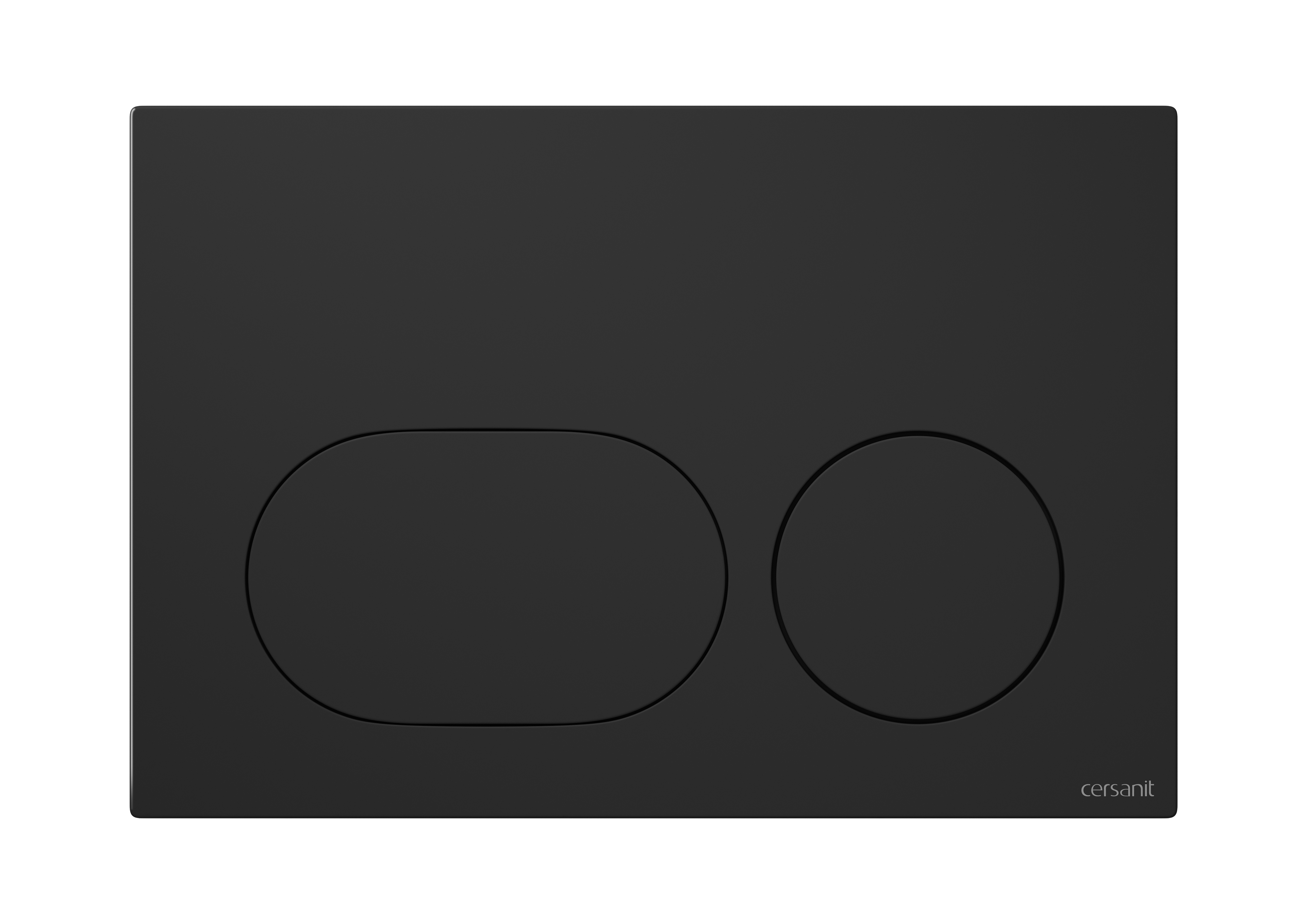 Cersanit Dueto Betätigungsplatte für Toilette schwarz K97-0637