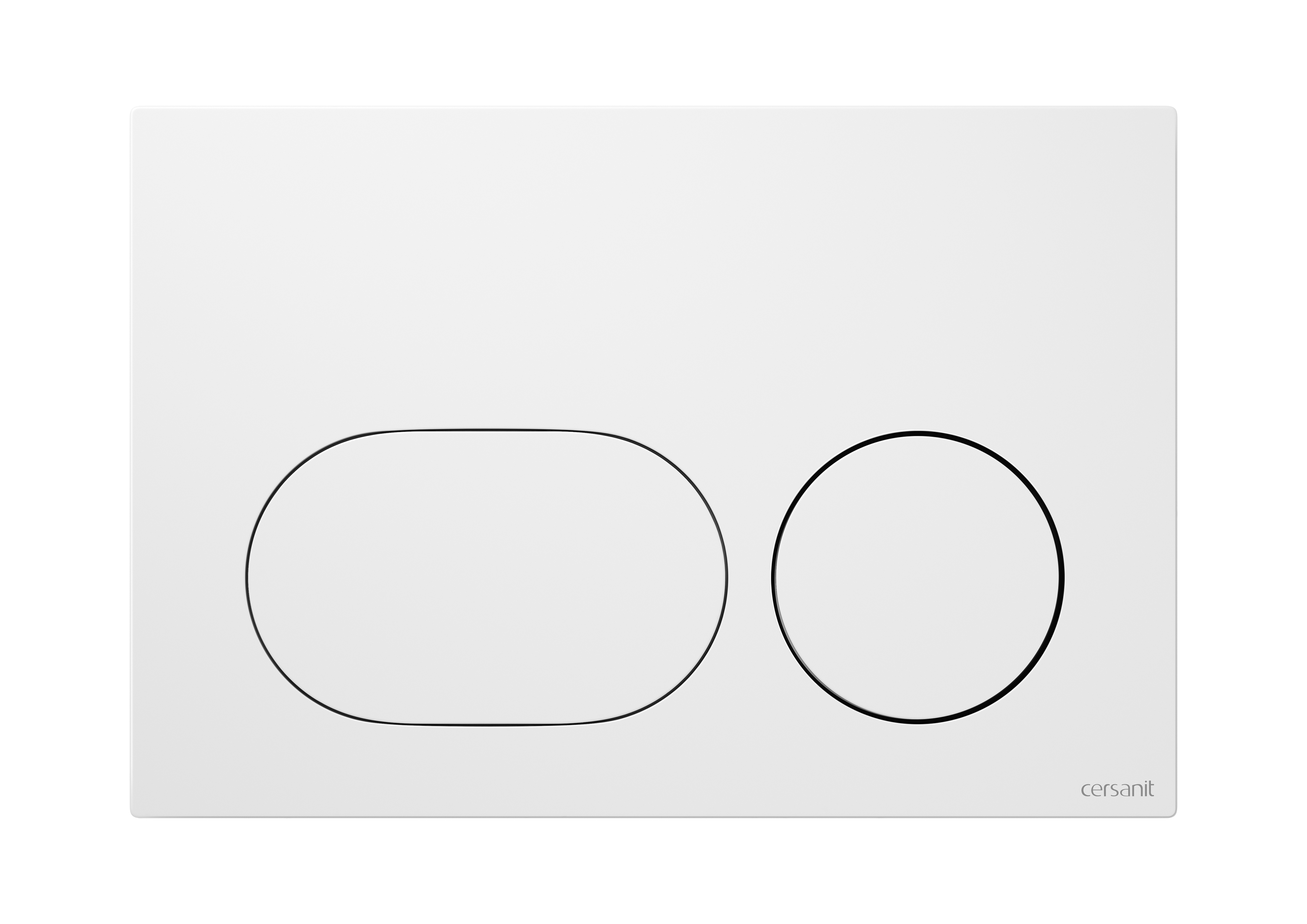 Cersanit Dueto Betätigungsplatte für Toilette weiß K97-0634