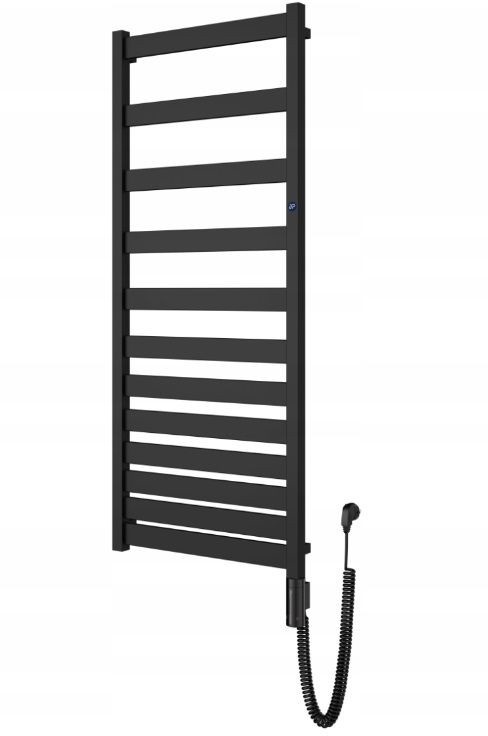 Instal Projekt Bionic Electro Elektrischer Heizkörper 120.3x40 cm schwarz BELE-40/120C31+GH-04C2