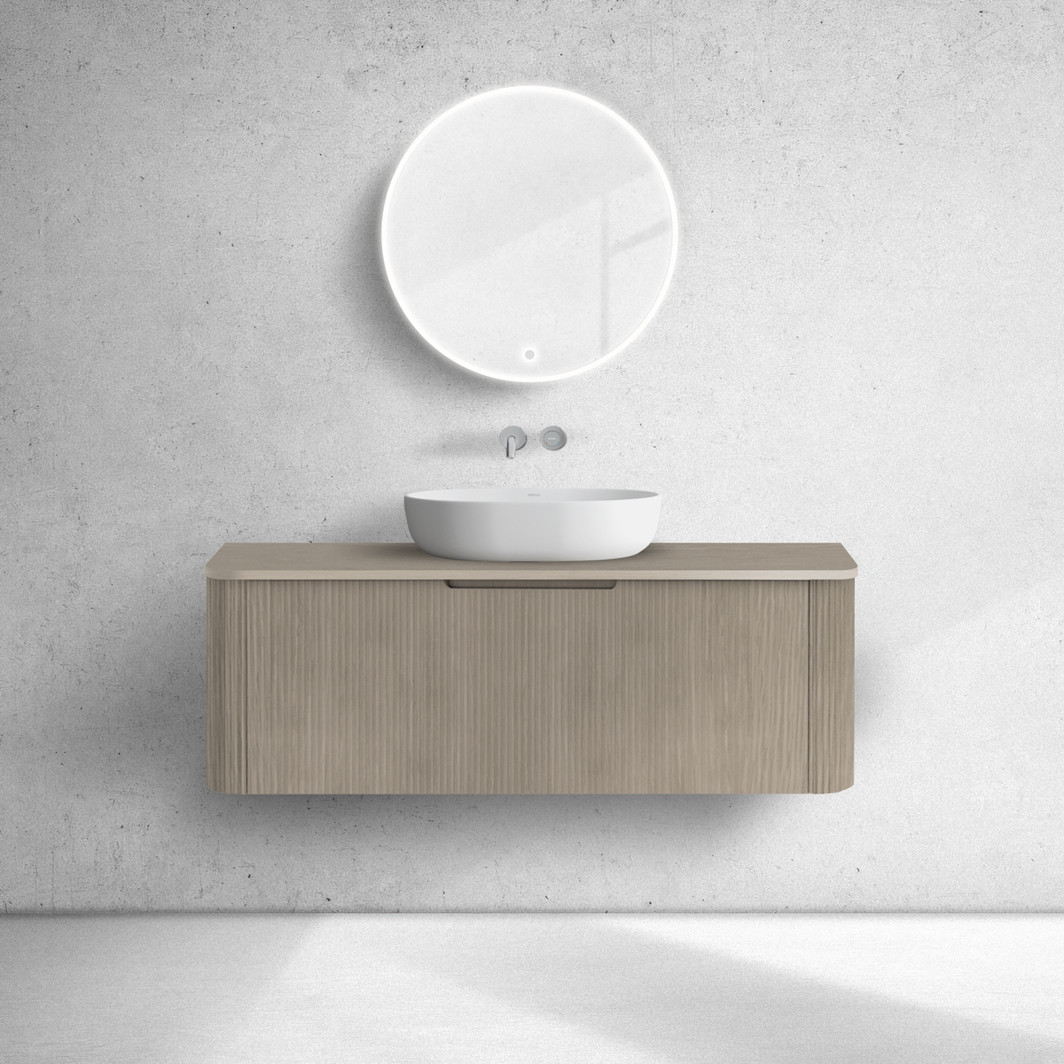 Oltens Hamnes Kabinett 120x46x39 cm Unterschrank hängend eiche 60025060