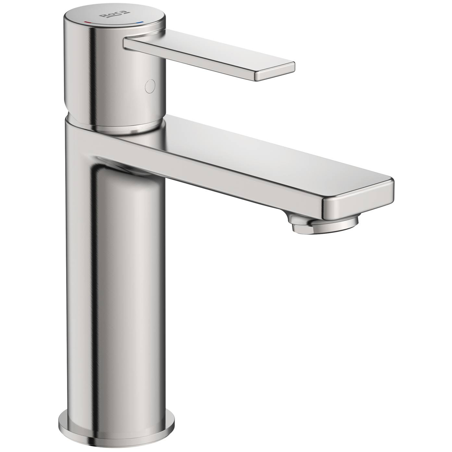 Roca Targa Waschtischarmatur Stehend stahl A5A325FSM0