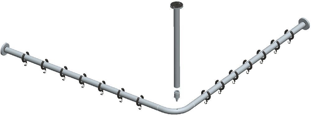 Keuco Plan Duschvorhangstange 14937170900