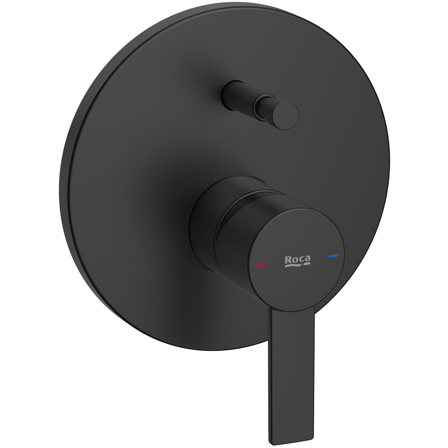 Roca Targa Badewannen- und Duscharmatur Unterputz schwarz A5A0B5FNB0
