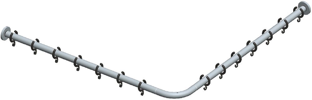 Keuco Plan Duschvorhangstange 14939011200