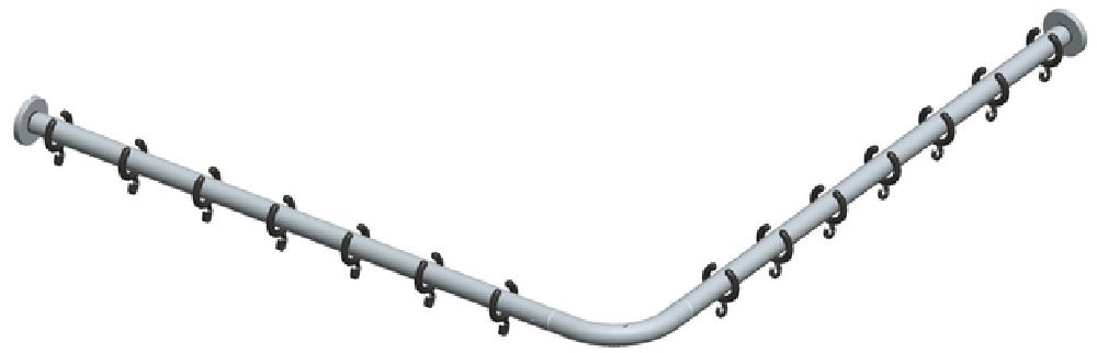 Keuco Plan Duschvorhangstange 14939171200