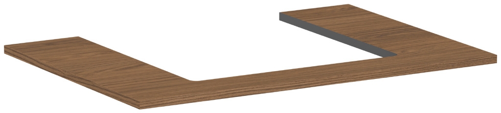 Hansgrohe Xilesa E Naphtha-Arbeitsplatte 78x55 cm eiche 54269550