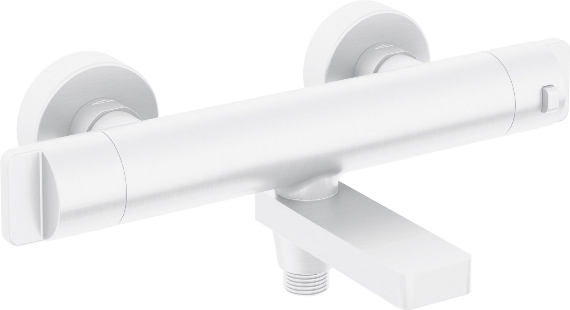 Deante Therm Badewannen- und Duscharmatur Wandmontage mit Thermostat weiß BCH_A1BT