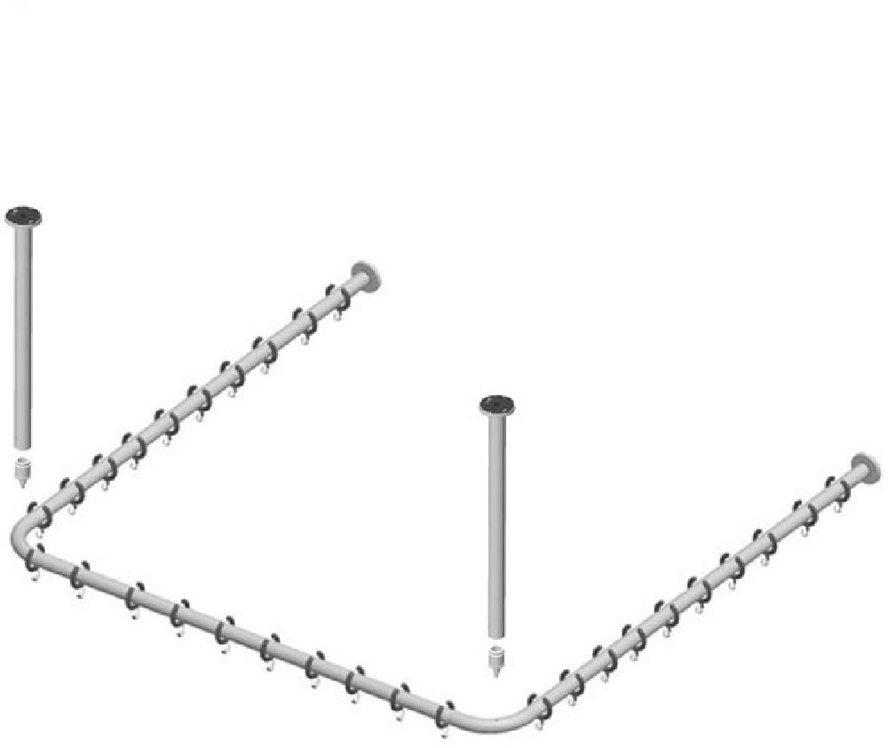 Keuco Plan Duschvorhangstange 14940171000