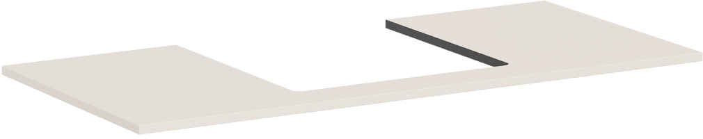 Hansgrohe Xilesa E Naphtha-Arbeitsplatte 118x55 cm sandig 54271780