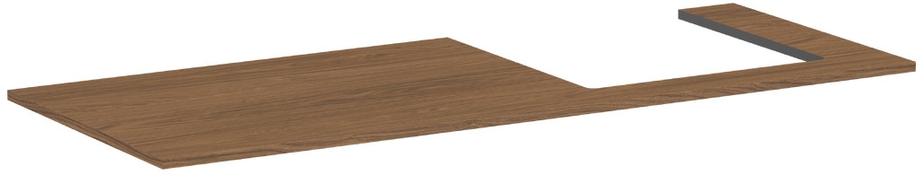 Hansgrohe Xilesa E Naphtha-Arbeitsplatte 137.5x55 cm eiche 54273550