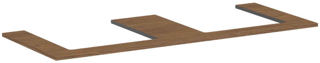 Hansgrohe Xilesa E Naphtha-Arbeitsplatte 137.5x55 cm eiche 54274550