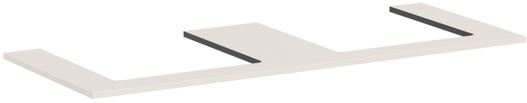 Hansgrohe Xilesa E Naphtha-Arbeitsplatte 137.5x55 cm sandig 54274780