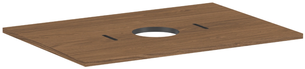 Hansgrohe Xilesa E Naphtha-Arbeitsplatte 78x55 cm eiche 54275550