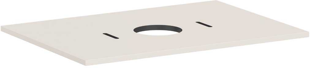 Hansgrohe Xilesa E Naphtha-Arbeitsplatte 78x55 cm sandig 54275780