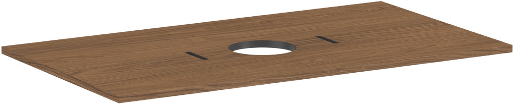 Hansgrohe Xilesa E Naphtha-Arbeitsplatte 98x55 cm eiche 54276550