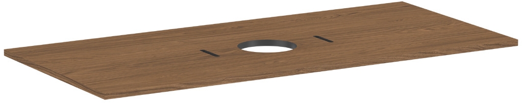 Hansgrohe Xilesa E Naphtha-Arbeitsplatte 118x55 cm eiche 54277550