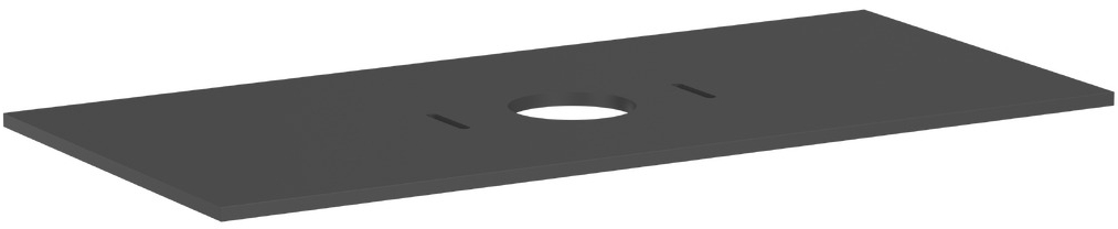 Hansgrohe Xilesa E Naphtha-Arbeitsplatte 118x55 cm grau 54277760