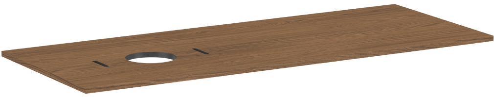 Hansgrohe Xilesa E Naphtha-Arbeitsplatte 137.5x55 cm eiche 54278550
