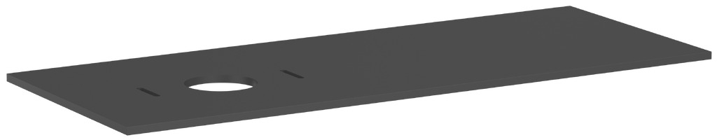 Hansgrohe Xilesa E Naphtha-Arbeitsplatte 137.5x55 cm grau 54278760