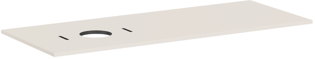 Hansgrohe Xilesa E Naphtha-Arbeitsplatte 137.5x55 cm sandig 54278780