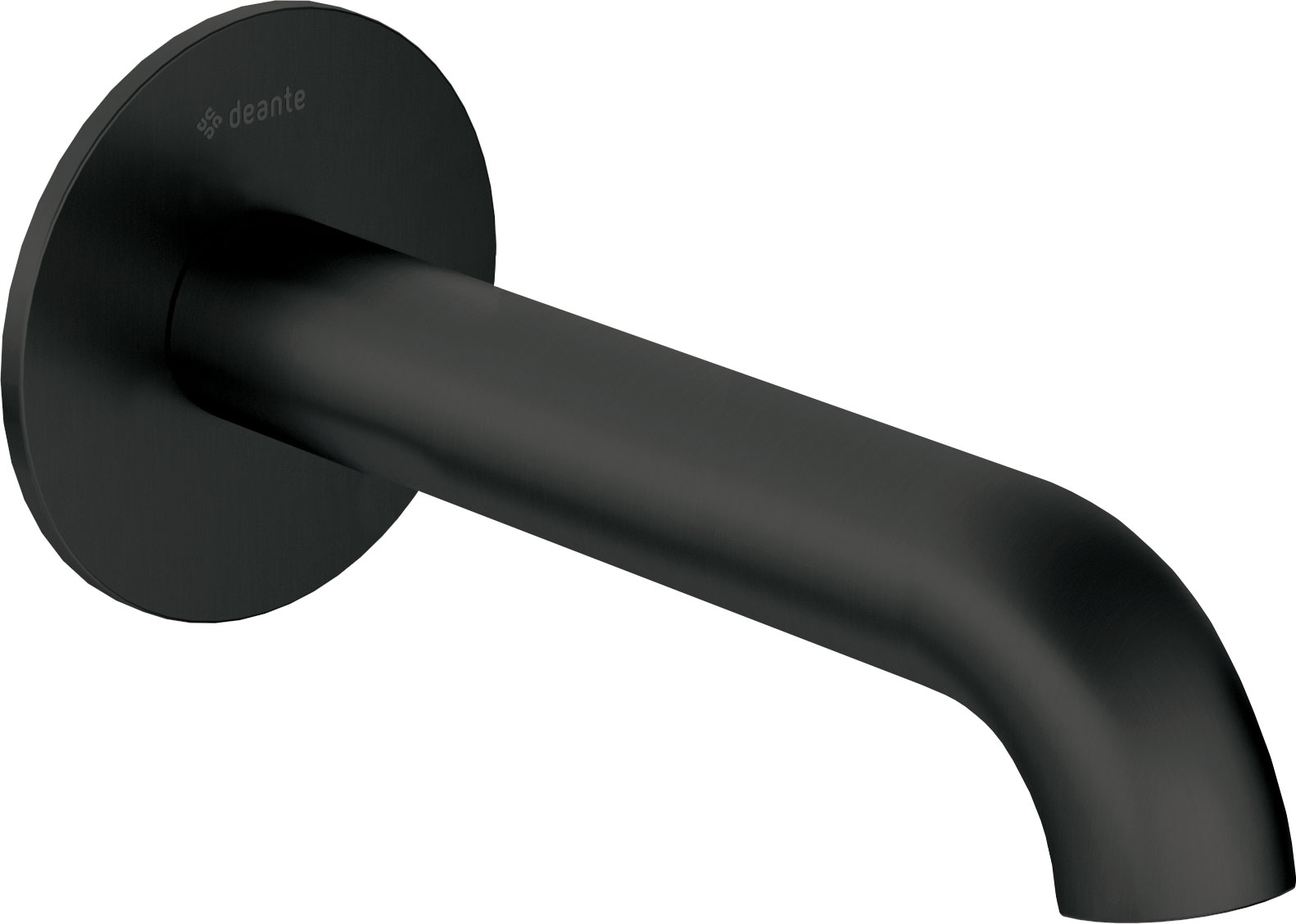 Deante Silia Auslauf für Badewannenarmatur für Badewanne schwarz NQS_N80K