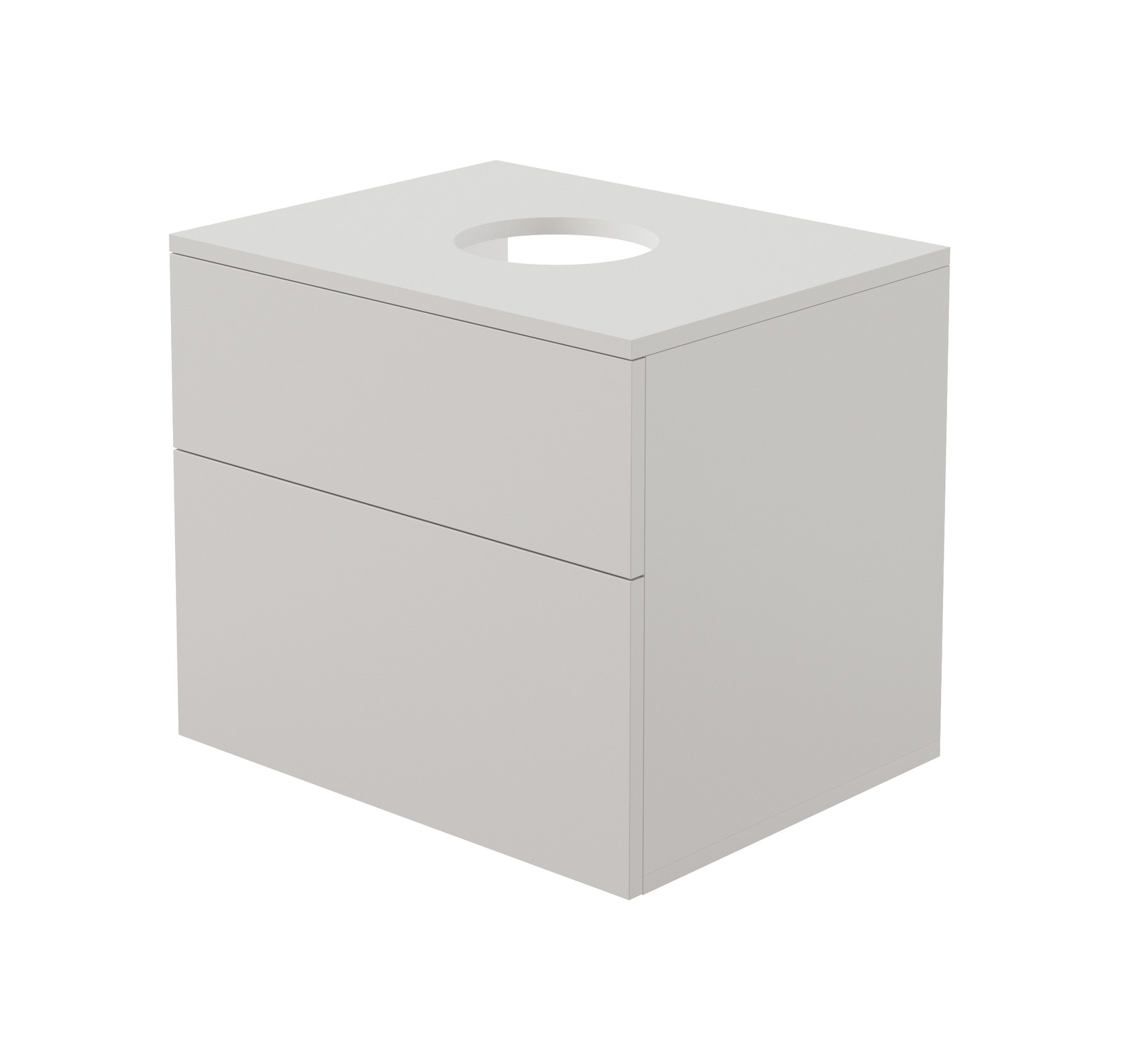 Deante Prizma Schrank mit Arbeitsplatte 60x47x52 cm Unterschrank hängend SDI_KB61