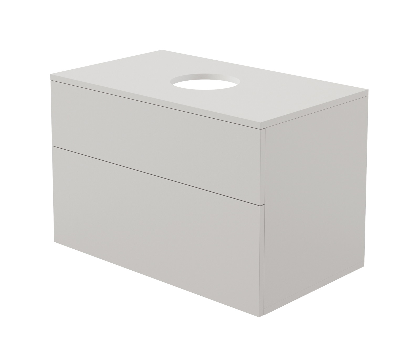 Deante Prizma Schrank mit Arbeitsplatte 80x47x52 cm Unterschrank hängend SDI_KB81