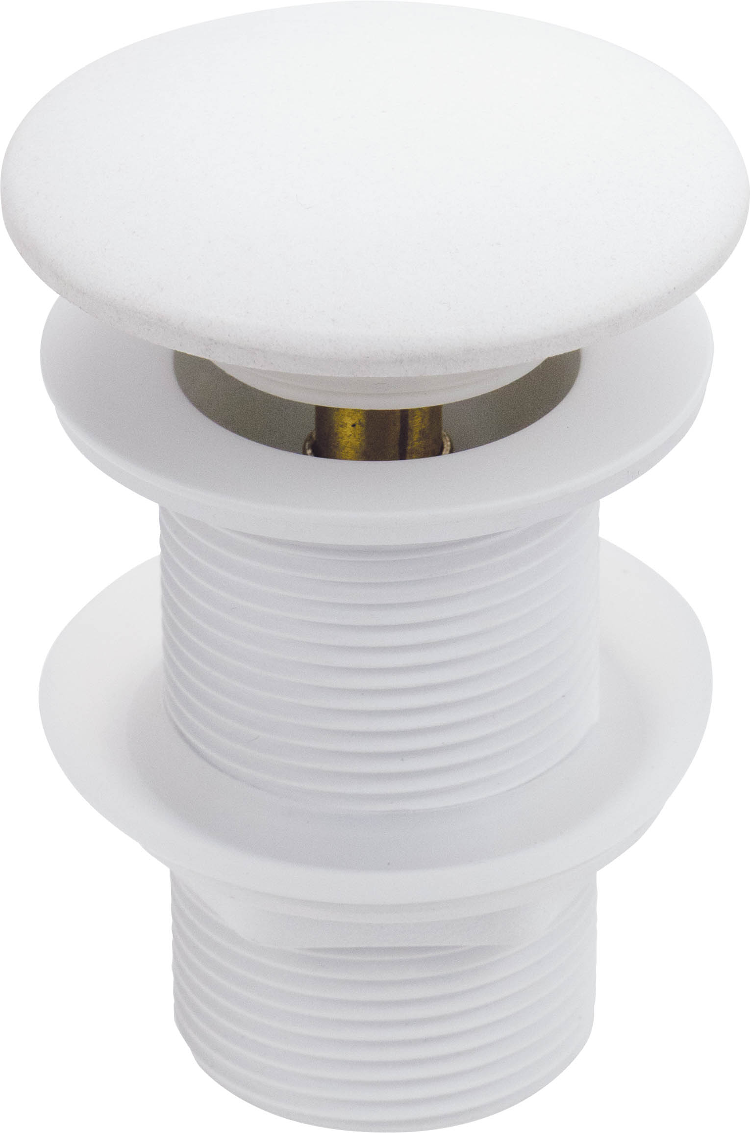 Deante Click-Clack Waschbeckenstöpsel weiß NHC_A12A