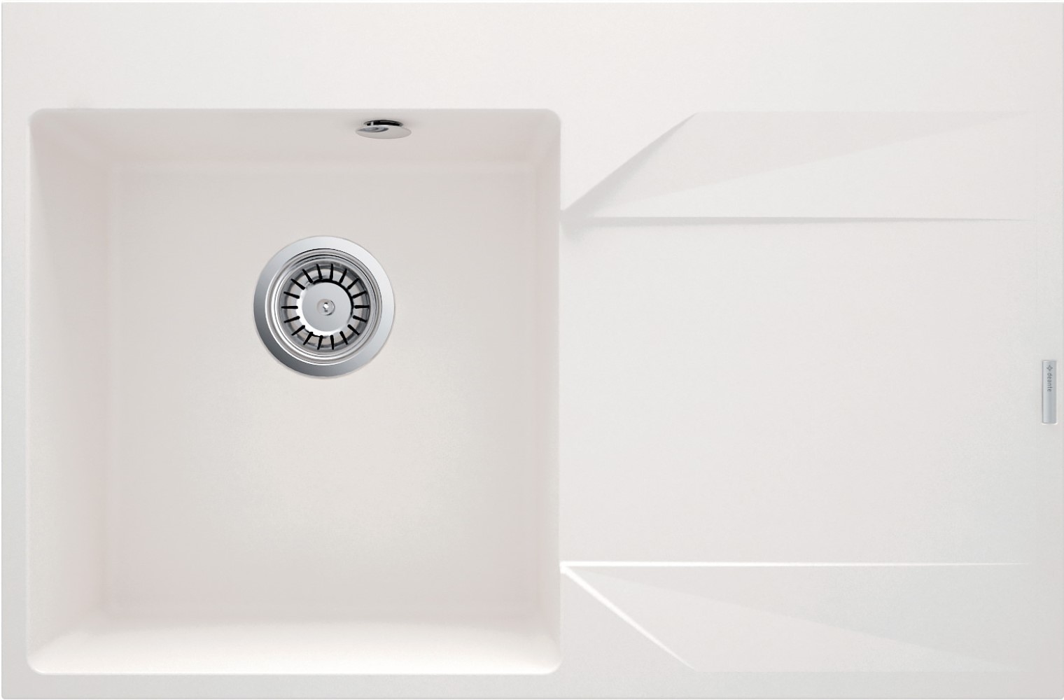 Deante Evora Granitspüle 76x50 cm weiß ZQJ_A11P