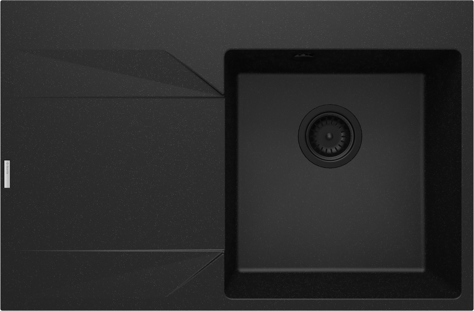 Deante Evora granitspüle 76x50 cm grau/graphit/onyx ZQJ_G11L