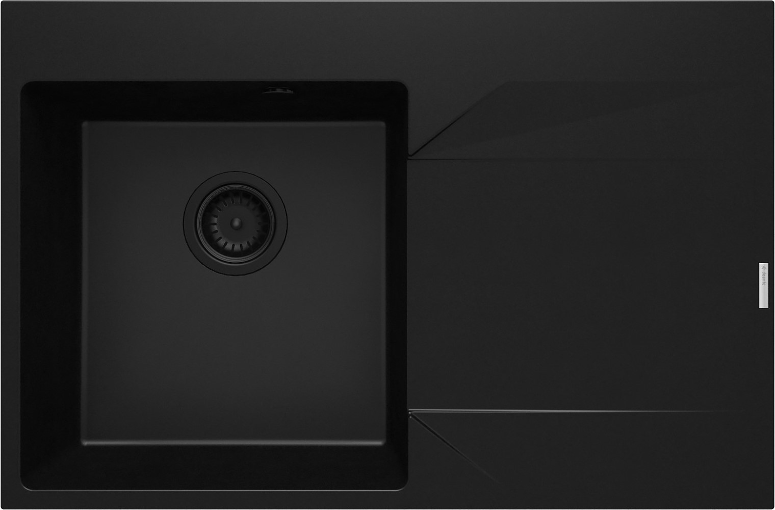 Deante Evora granitspüle 76x50 cm schwarz ZQJ_N11P