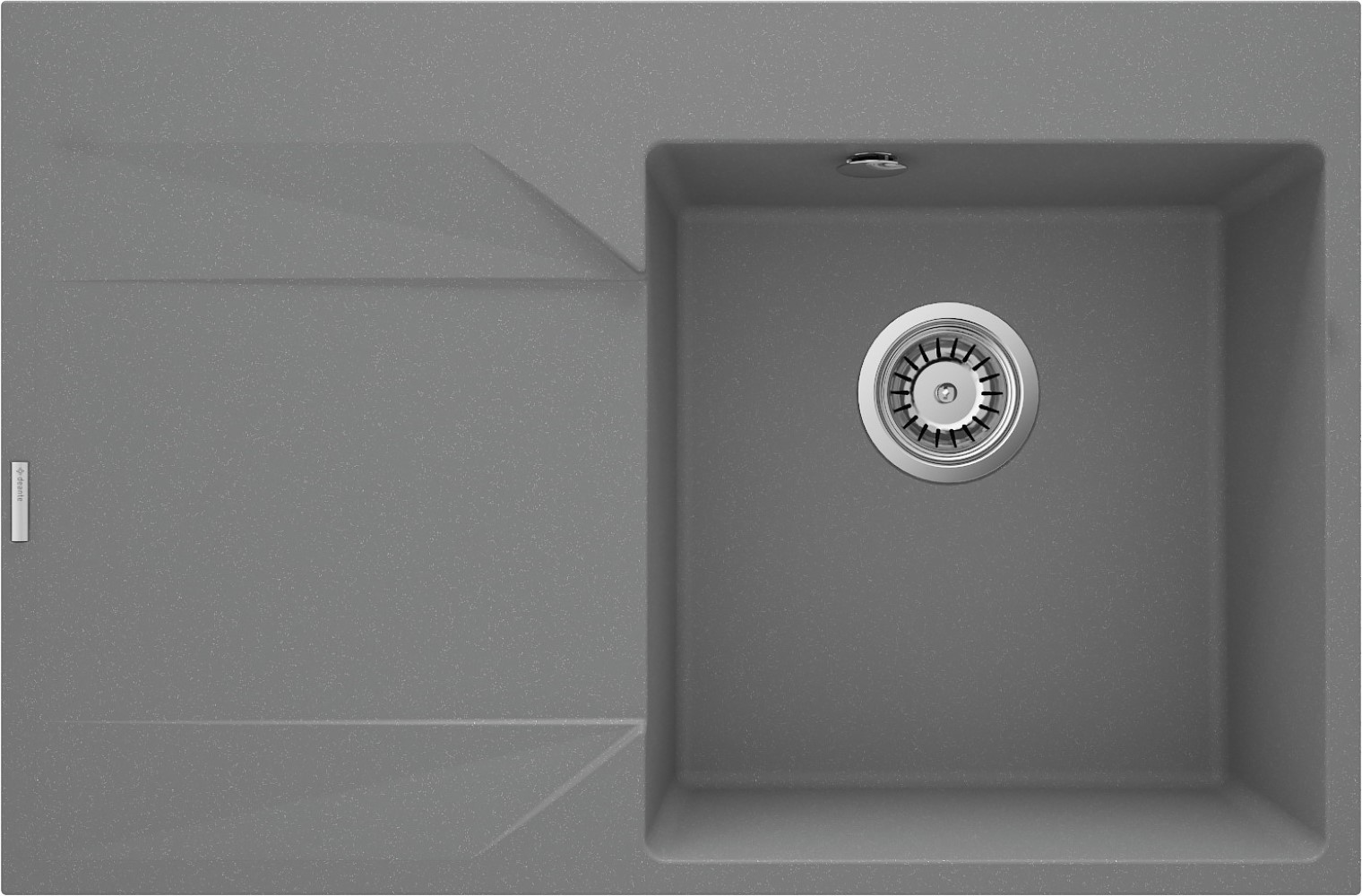 Deante Evora granitspüle 76x50 cm grau/graphit/onyx ZQJ_S11L