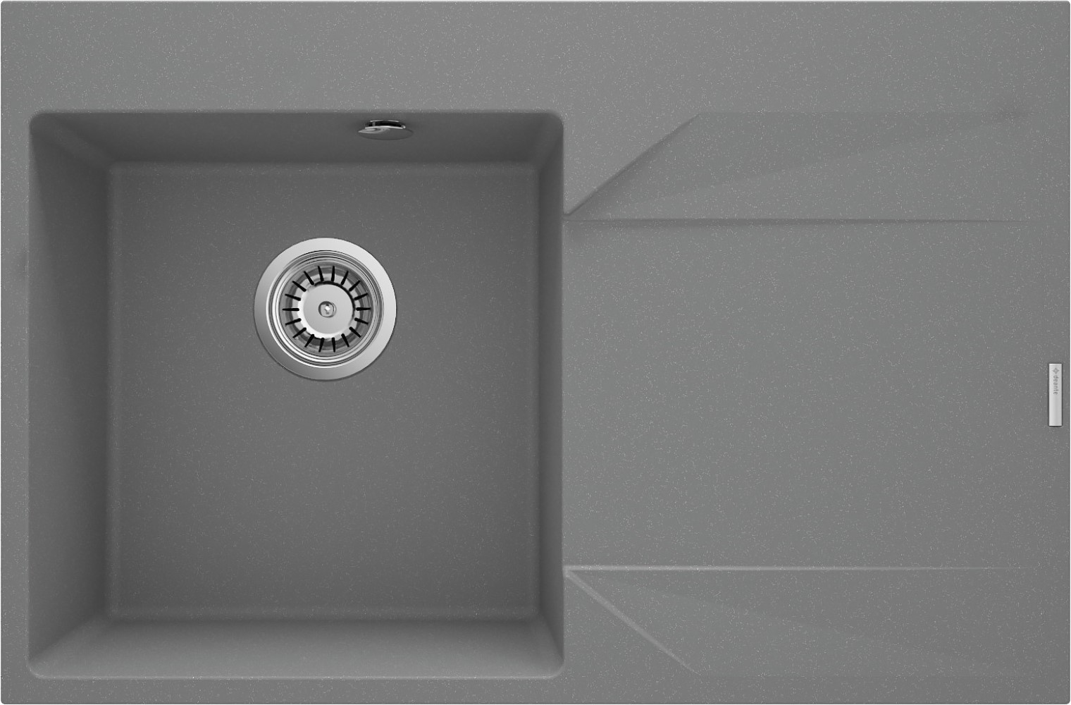 Deante Evora granitspüle 76x50 cm grau/graphit/onyx ZQJ_S11P