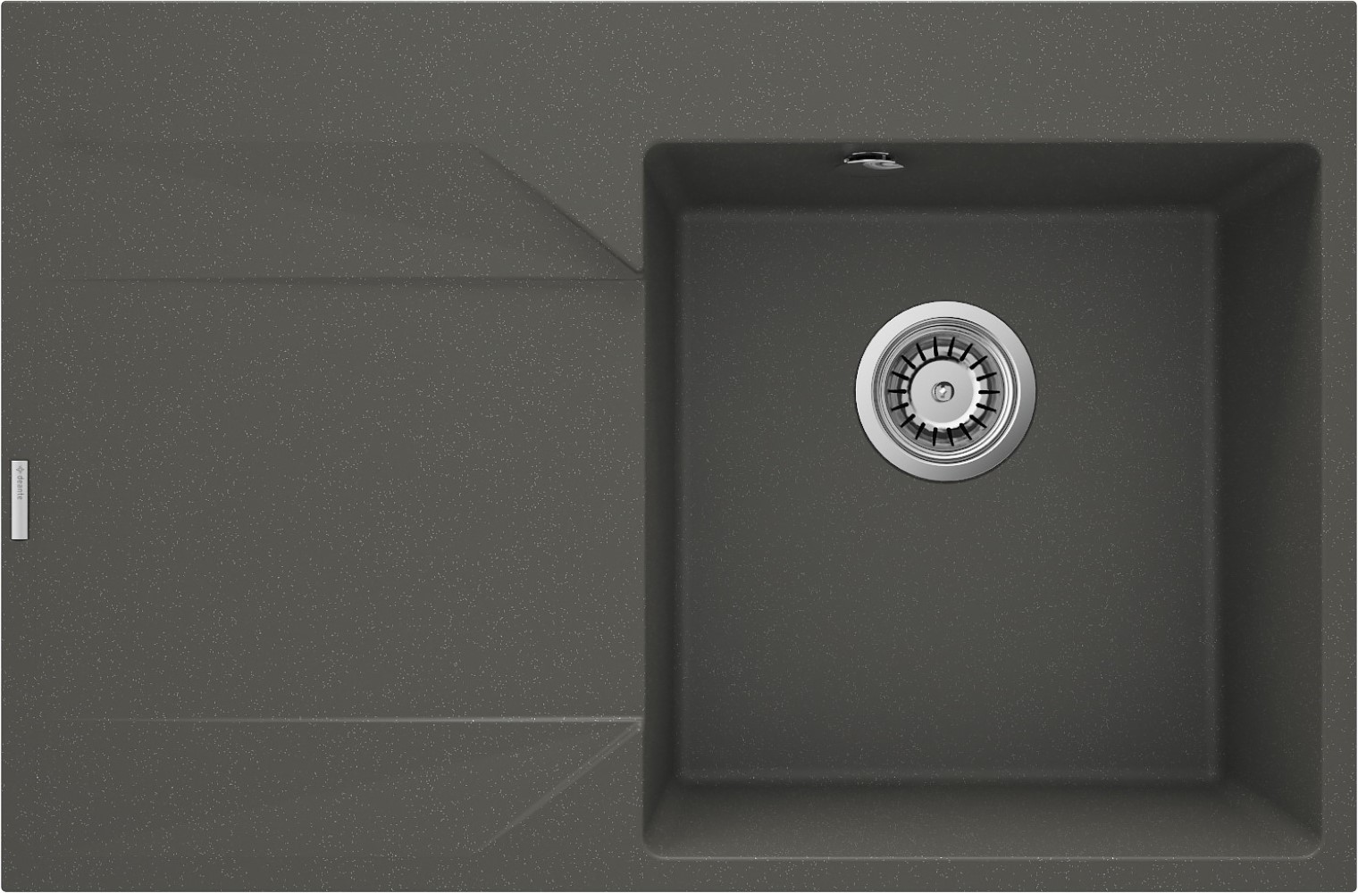 Deante Evora granitspüle 76x50 cm anthrazit ZQJ_T11L