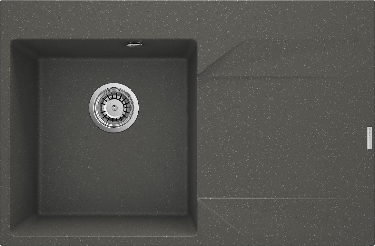 Deante Evora granitspüle 76x50 cm anthrazit ZQJ_T11P