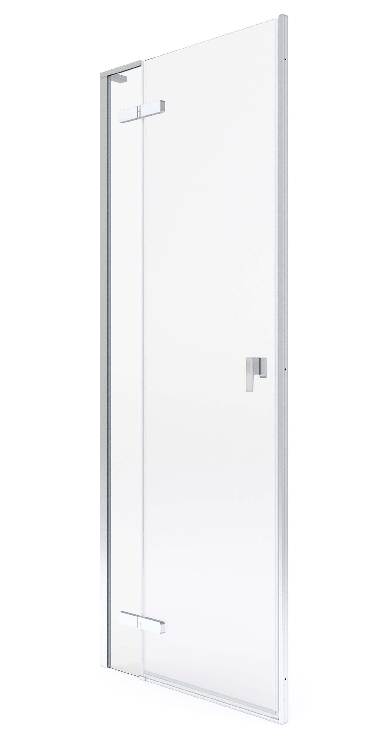 Roca Metropolis-N Duschtüren 80 cm aufklappbar chrom Glanz/durchsichtiges Glas AMP0808012M