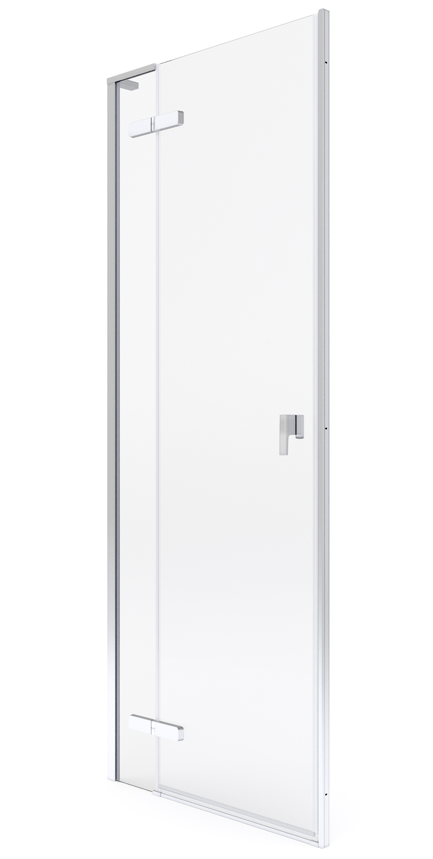 Roca Metropolis-N Duschtüren 130 cm aufklappbar chrom Glanz/durchsichtiges Glas AMP0813012M