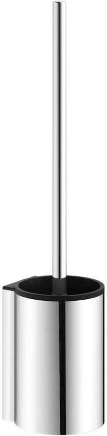 Keuco Plan Toilettenbürstengarnitur zum Schrauben schwarz-stahl 14972070100