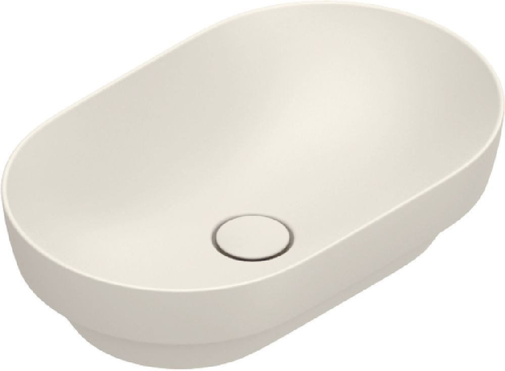 Catalano Sfera Waschbecken 55x35 cm oval Einbauwaschbecken braun/beige 0524550030