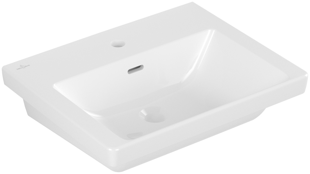 Villeroy & Boch Subway 3.0 umywalka 55x44 cm prostokątna ścienna biała 4A705501