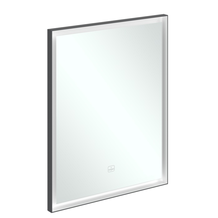 Villeroy & Boch Subway 3.0 Spiegel 60x75 cm rechteckig mit Beleuchtung silber A46360BC