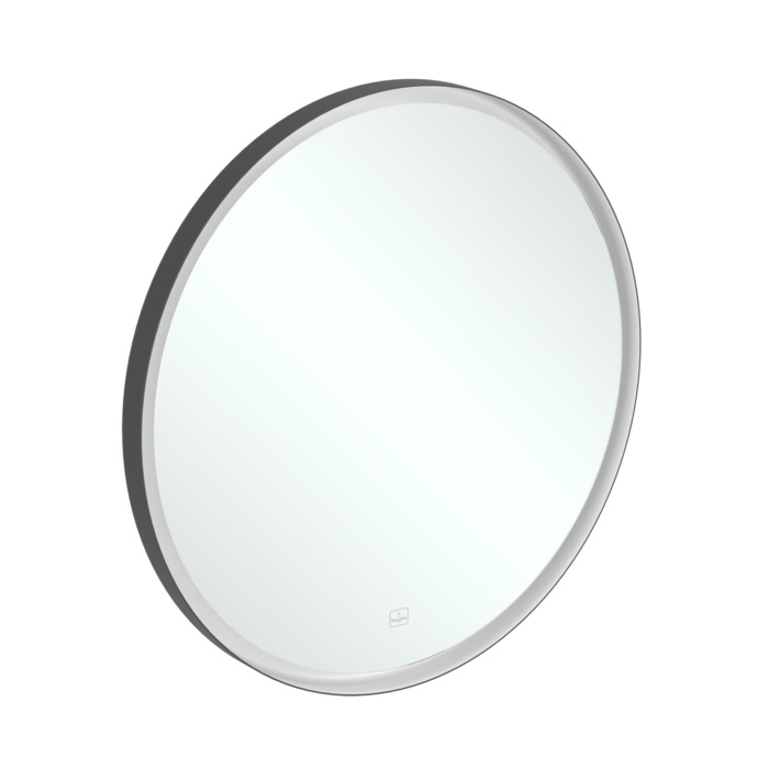 Villeroy & Boch Subway 3.0 Spiegel 71.2x71.2 cm rund mit Beleuchtung silber A46471BC