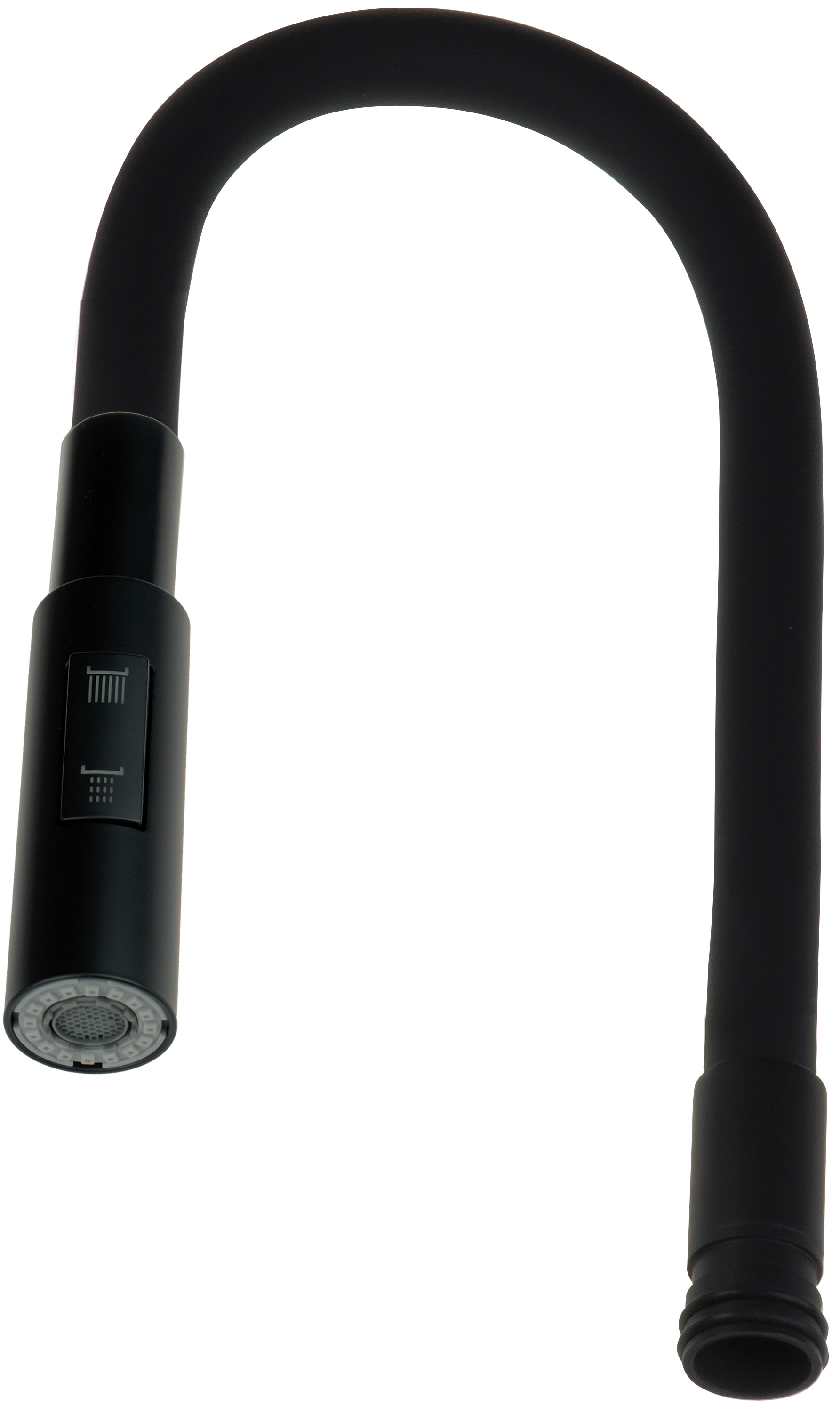 Deante Luno Auslauf für Badewannenarmatur schwarz ABA_N74W