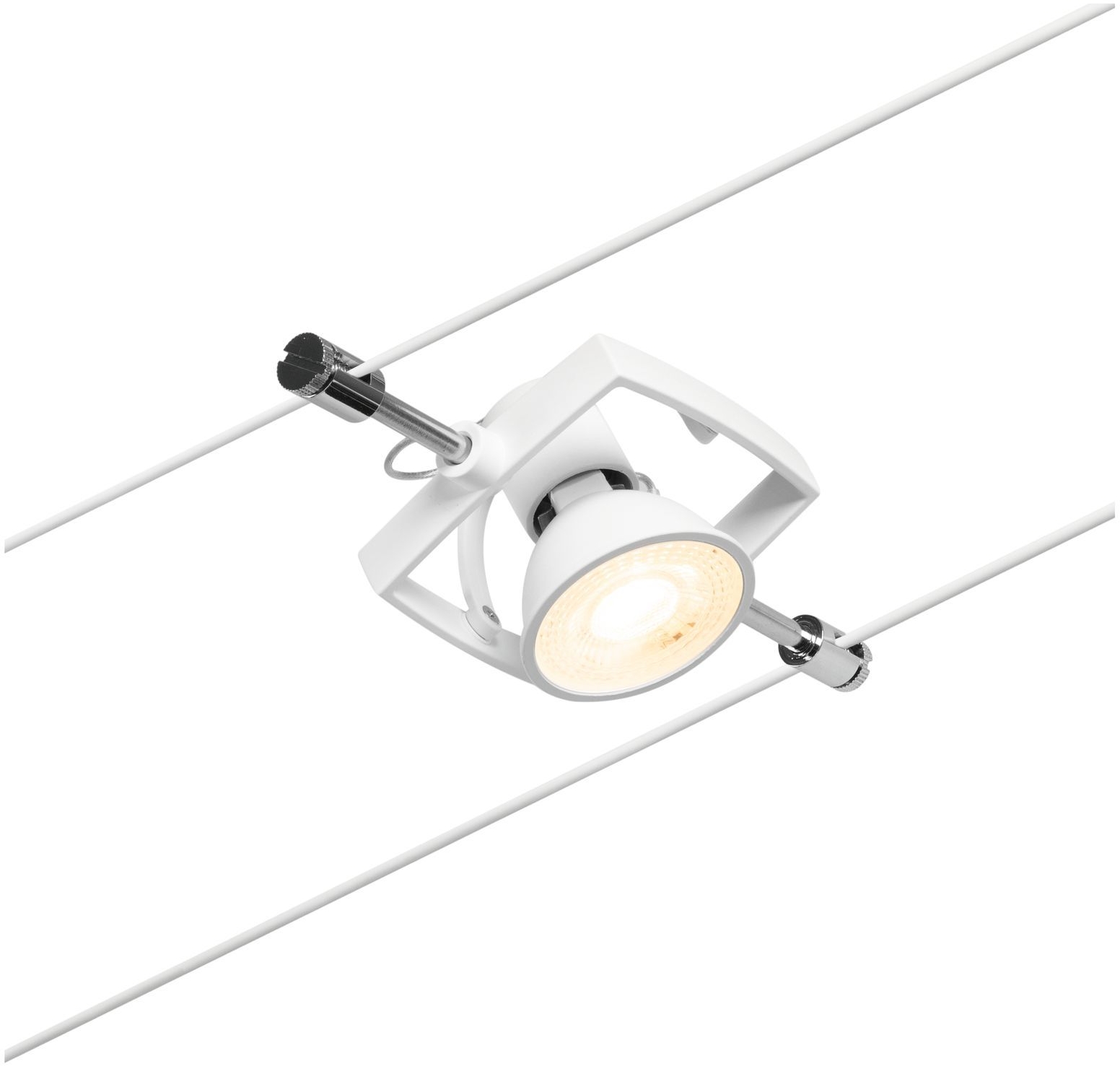 Paulmann Mac Seilsystem-Lampe 1x10 W weiß-chrom 94433