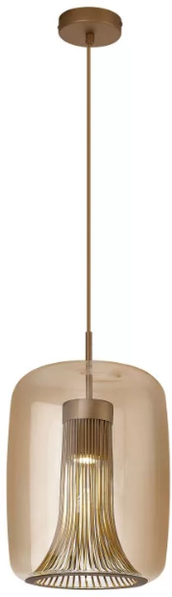 Mantra Kriss Pendelleuchte 1x12 W gold-braun 8526