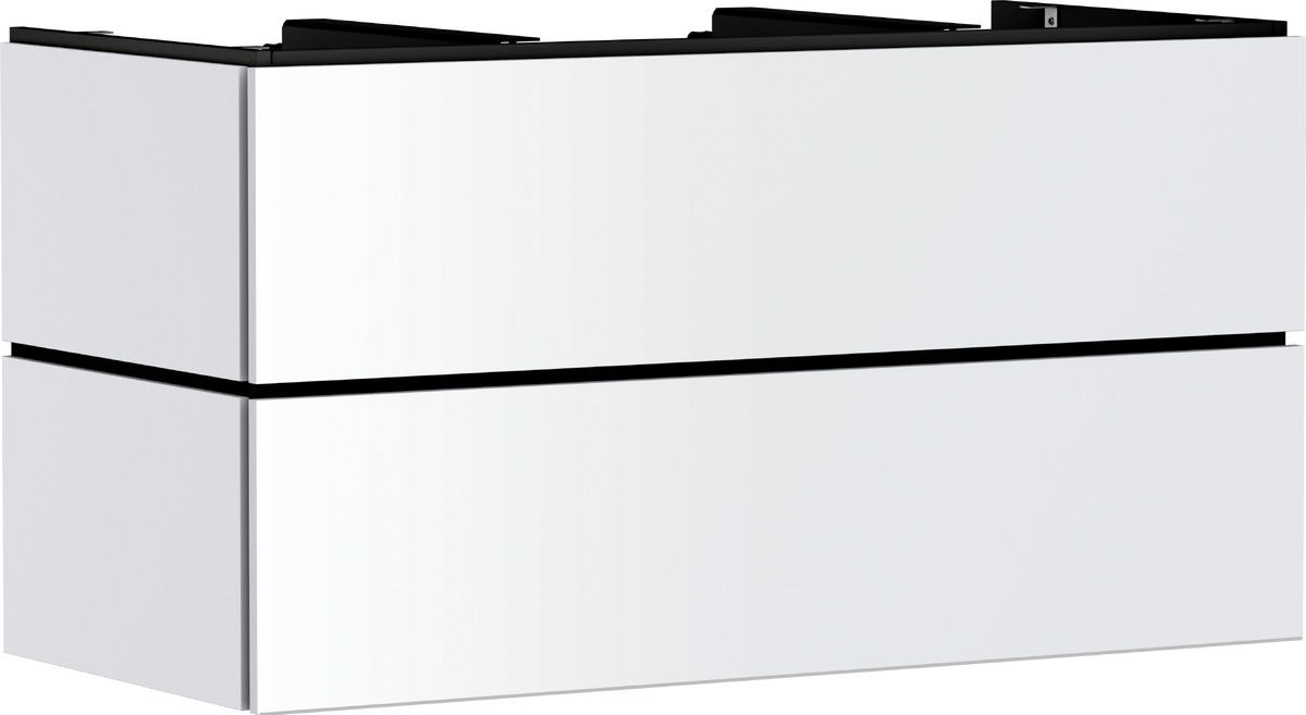 Hansgrohe Xilesa E Kabinett 118x55x62 cm Unterschrank hängend weiß 54303700