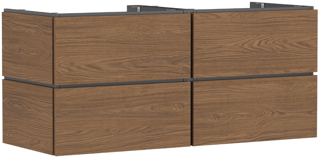 Hansgrohe Xilesa E Kabinett 137.5x55x62 cm Unterschrank hängend eiche 54305550